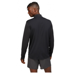 achat T-shirt manche longue Asics Homme CORE LS 1/2 ZIP Noir dos