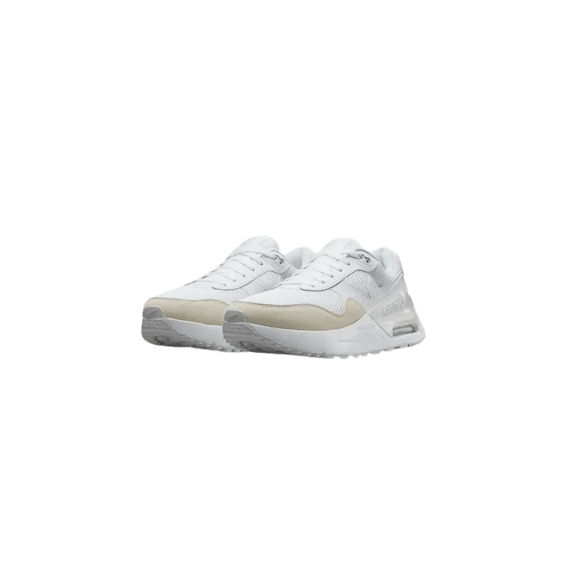 achat Chaussure NIKE Homme AIR MAX SYSTM Blanc coté deux paires coté gauche