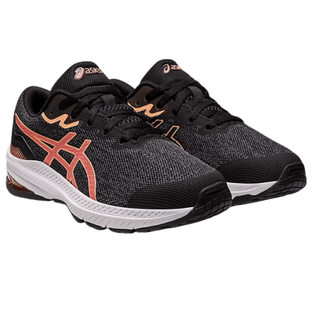 achat Chaussure de running Asics enfant GT-1000 11 GS noir deux chaussures