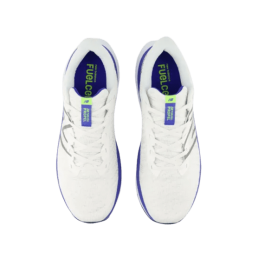 Chaussures de running homme New Balance Fuell Cell propal V4 blanc/bleu dessus