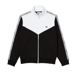 achat Sweatshirt Lacoste Homme Jogger zippé classic fit Noir face