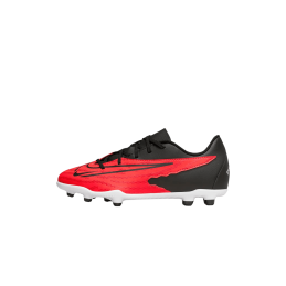Achat Chaussure de foot à crampons Nike Junior PHANTOM GX CLUB FG/MG Rouge profil