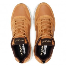Achat Chaussures Skechers Homme UNO - STACRE Marrons dessus