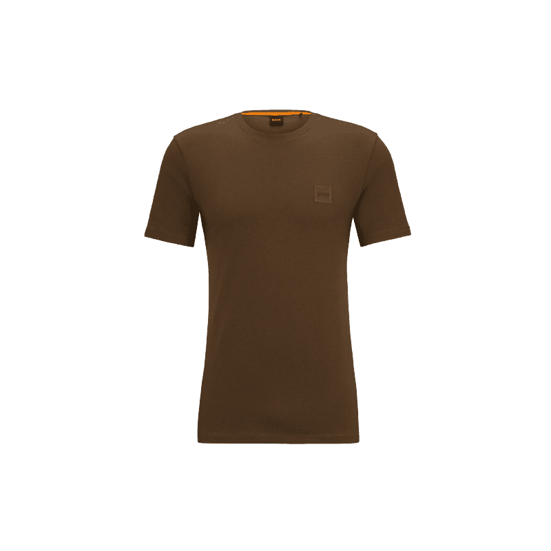 Achat T-shirt BOSS homme TALES marron face