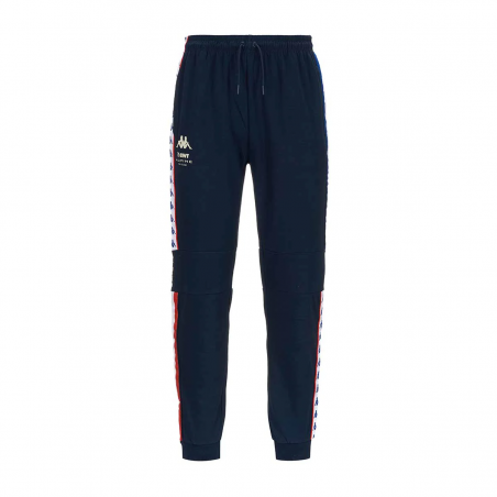 achat Pantalon de survêtement KAPPA Homme BWT Alpine F1 2024 Bleu marine face