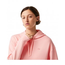 achat Sweatshirt à capuche Lacoste Femme CORE ACTIVE Jogger Rose logo