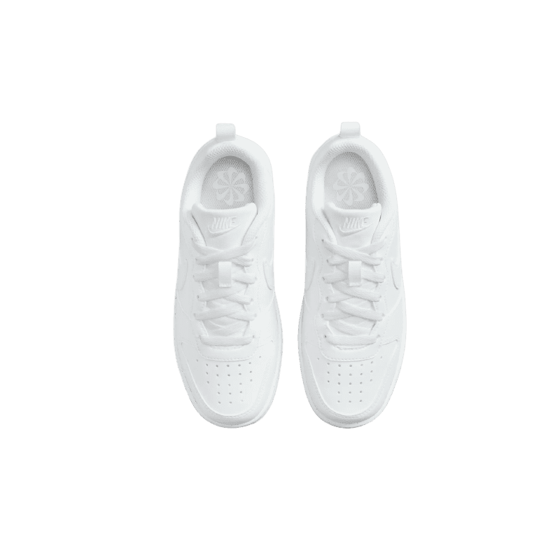 Achat sneakers NIKE enfant COURT BOROUGH LOW RECRAFT (GS) blanches dessus