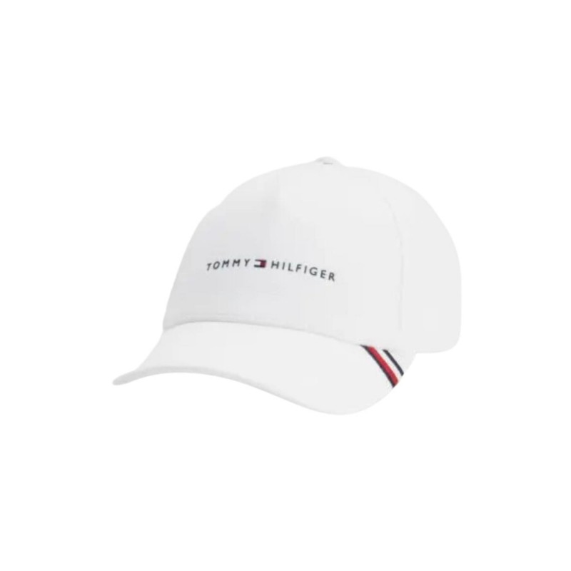 achat Casquette Tommy Hilfiger DOWNTOWN Blanche face