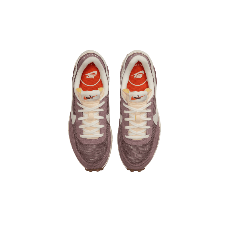 Achat sneaker NIKE femme WAFFLE DEBUT VINTAGE mauve dessus