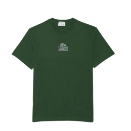 achat T-shirt LACOSTE homme REGULAR FIT vert face