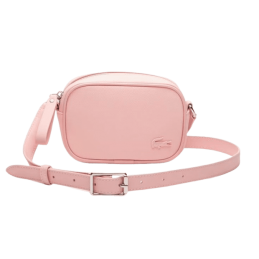 achat Sac à main LACOSTE femme SMALL ZIPPED rose face