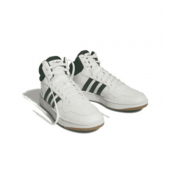 achat Baskets Adidas Homme HOOPS 3.0 MID Vert face