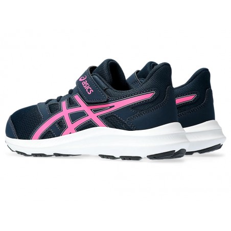 achat Chaussures de running ASICS Enfant JOLT 4 PS Bleu/Rose talon