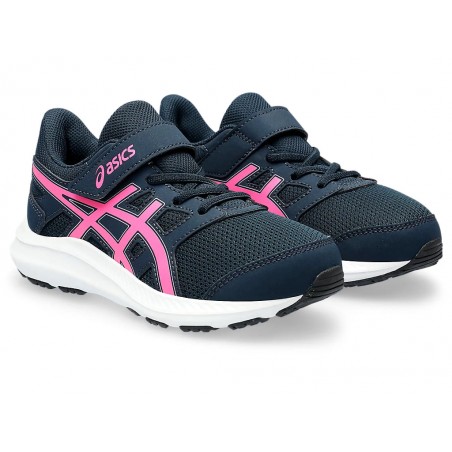 achat Chaussures de running ASICS Enfant JOLT 4 PS Bleu/Rose face