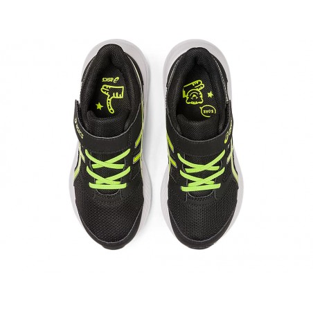 achat Chaussures de sport ASICS Enfant JOLT 4 PS Noir et Jaune dessus