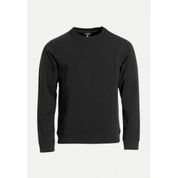 Sweat unisexe Clique CLASSIC ROUNDNECK Noir