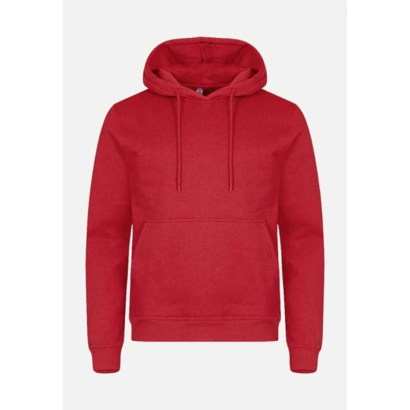 Sweat à capuche MIAMI HOODIE Clique Unisexe Rouge