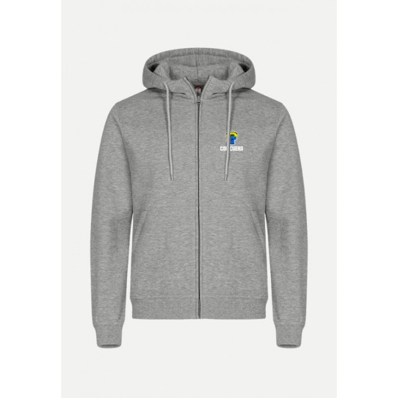 Sweat zippé CORCUERA Homme gris