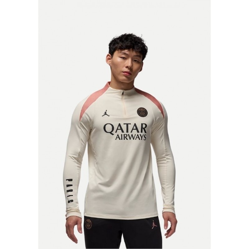 Haut d'entraînement PSG Nike STRIKE 3eme tenue Beige