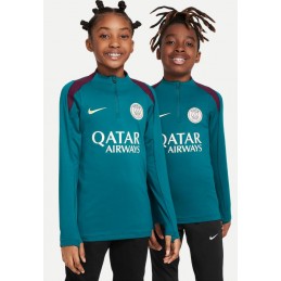 Haut d'entraînement football Nike PSG Enfant Bleu