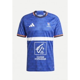 Maillot Domicile Adidas Homme Officiel Équipe de France 2024/25 handball