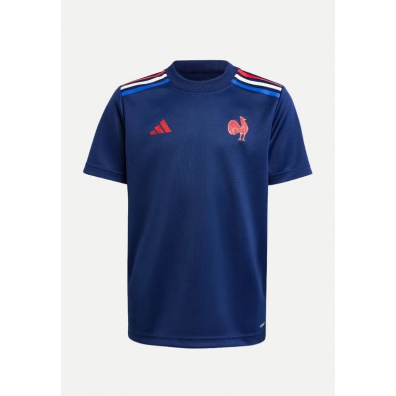 T-shirt Domicile Supporter Adidas Enfant France Rugby