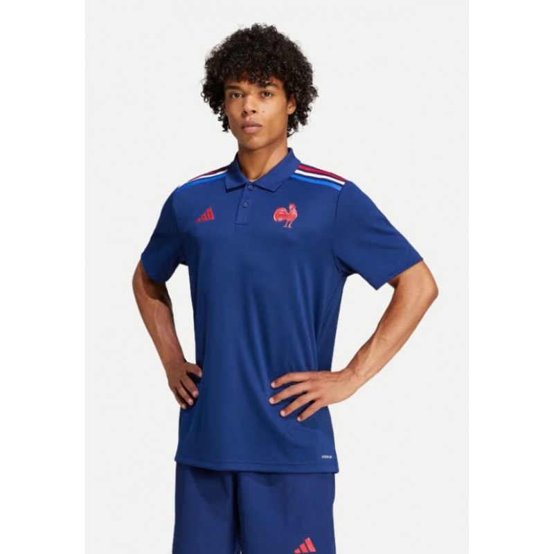 Polo Supporter Adidas Homme Domicile FRANCE RUGBY