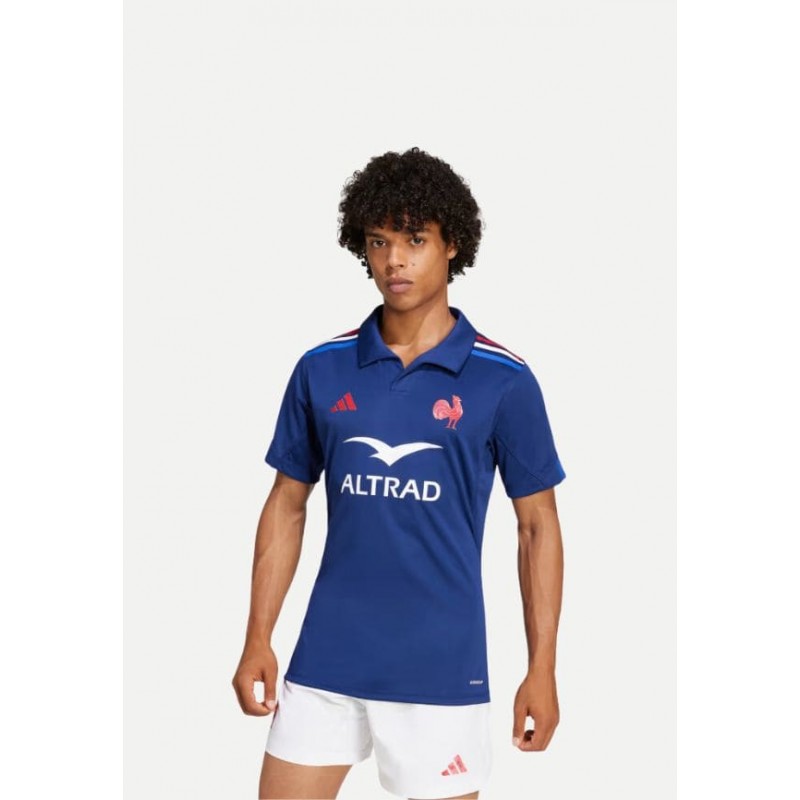 Maillot Domicile PERFORMANCE Adidas Homme ÉQUIPE DE FRANCE DE RUGBY