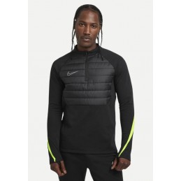 Haut de foot Nike Homme demi-zip Therma-FIT