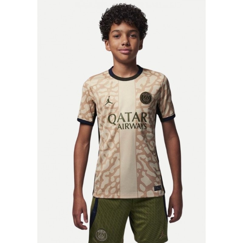 4ème Maillot PSG Nike Enfant Dri-Fit Or