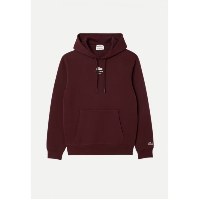 Sweatshirt à capuche imprimé Lacoste Homme