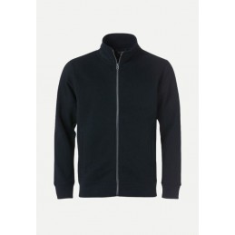 Classic Cardigan Full Zip Clique Homme Noir