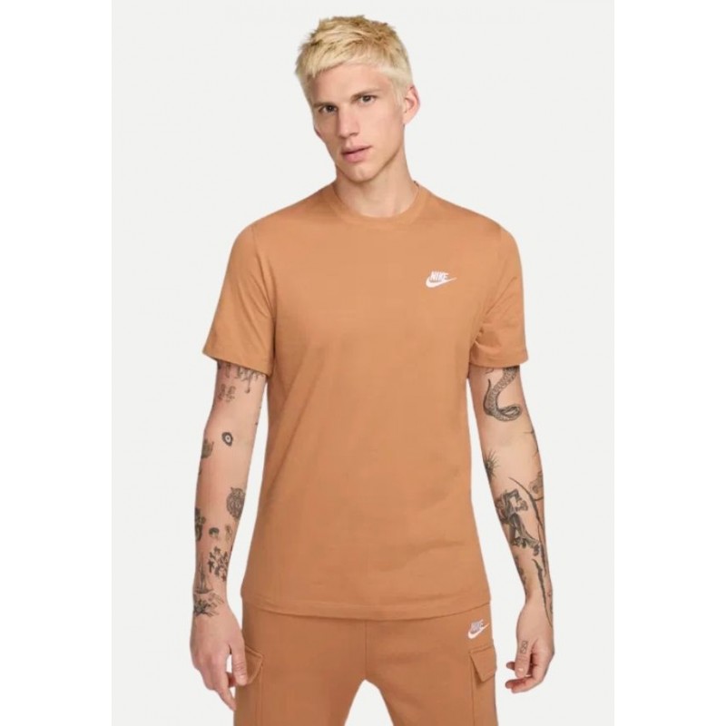 Tee-shirt Nike Homme CLUB Marron