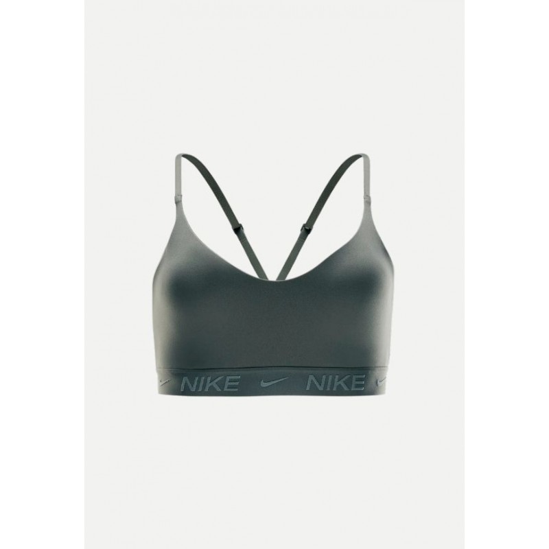 Brassière de sport Nike Femme INDY Verte