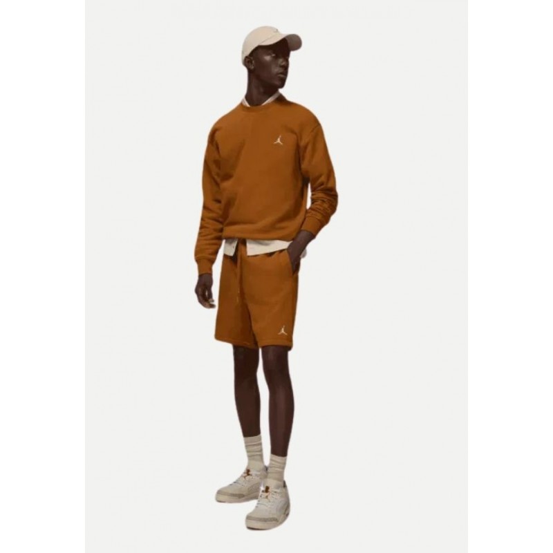 Short Jordan Homme BROOKLYN FLEECE Marron