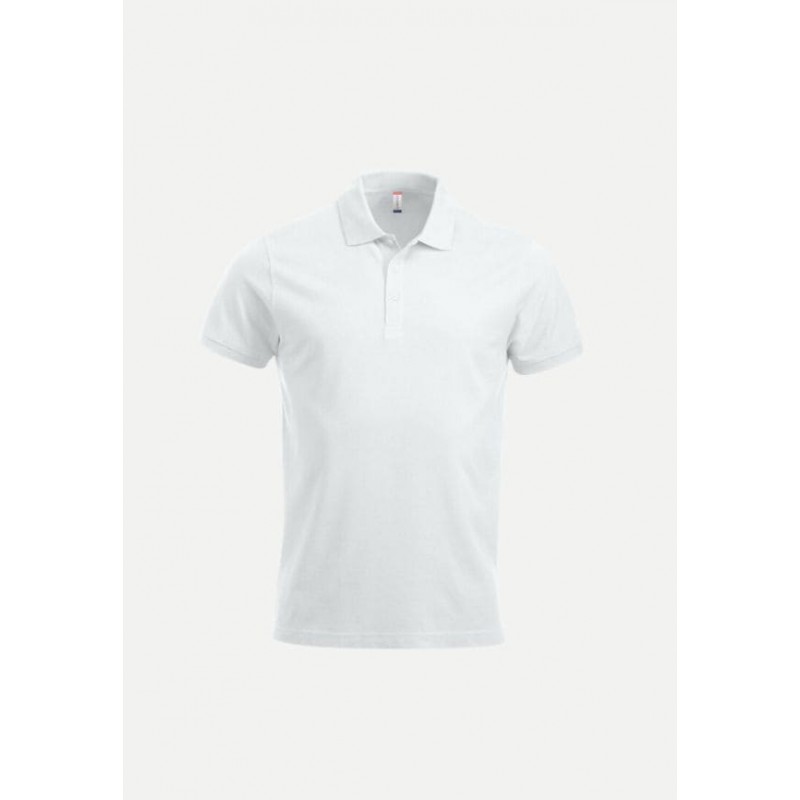 Polo pour homme Clique Blanc