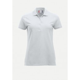 Polo pour femme Clique Blanc