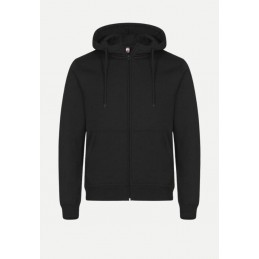 Sweat zippé Homme Noir