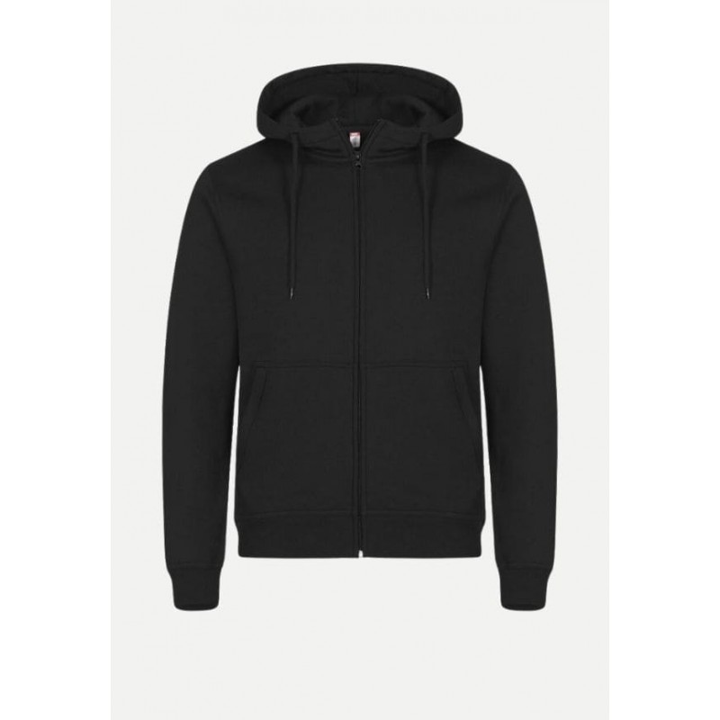 Sweat zippé Homme Noir