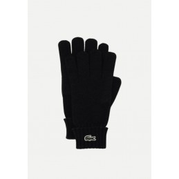 Gants LACOSTE unisexe Noirs