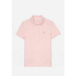 Polo LACOSTE femme CORE ESSENTIALS rose