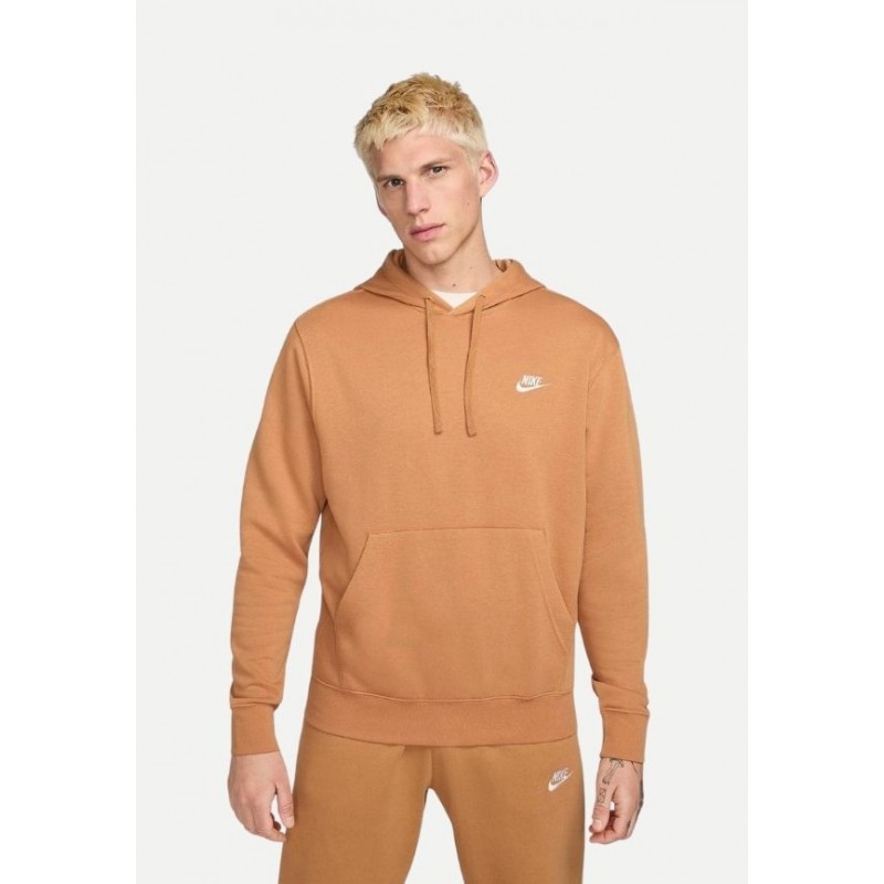 Sweat à capuche Nike Homme CLUB Marron