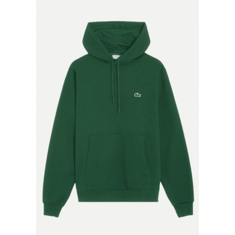 Sweat à capuche Lacoste Homme CORE SOLID Vert