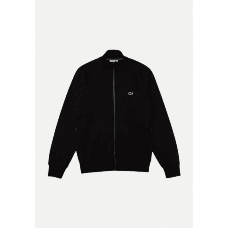 Sweatshirt zippé Lacoste Homme CORE SOLID Noir