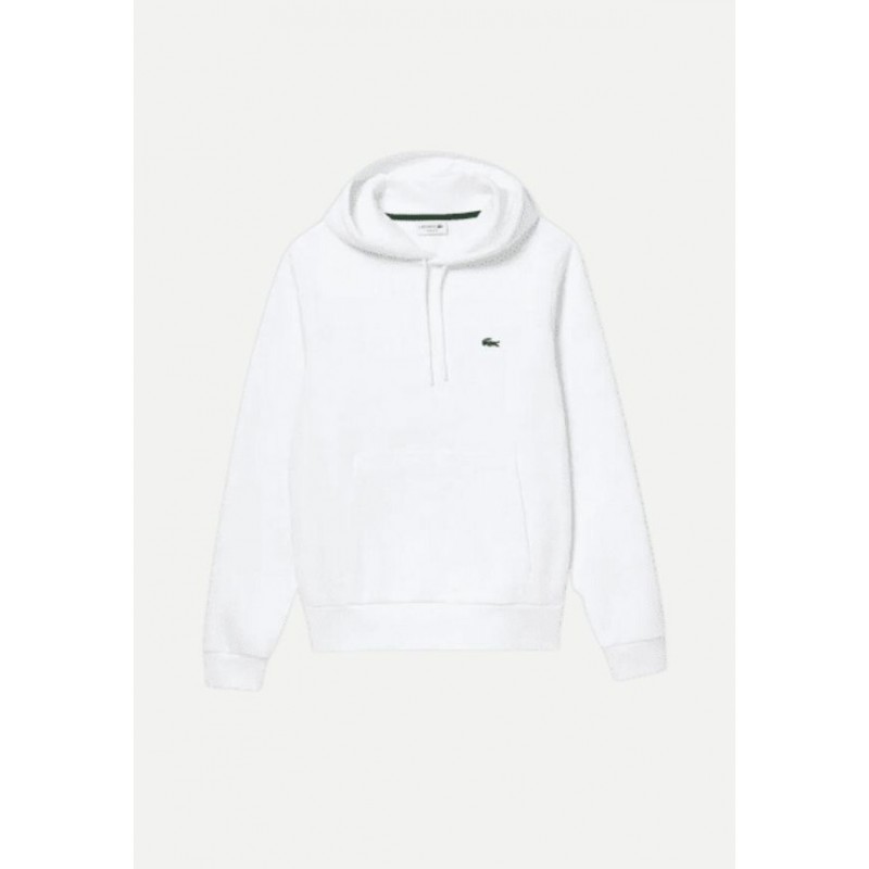 Sweat à capuche Lacoste Homme CORE SOLID Blanc