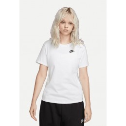 T-shirt Nike Femme CLUB Blanc