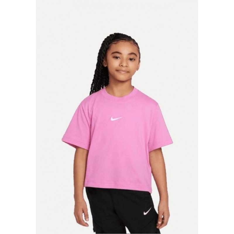 T-shirt Nike fille BOXY Rose