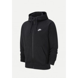 Sweat à capuche zippé Nike Homme CLUB Noir