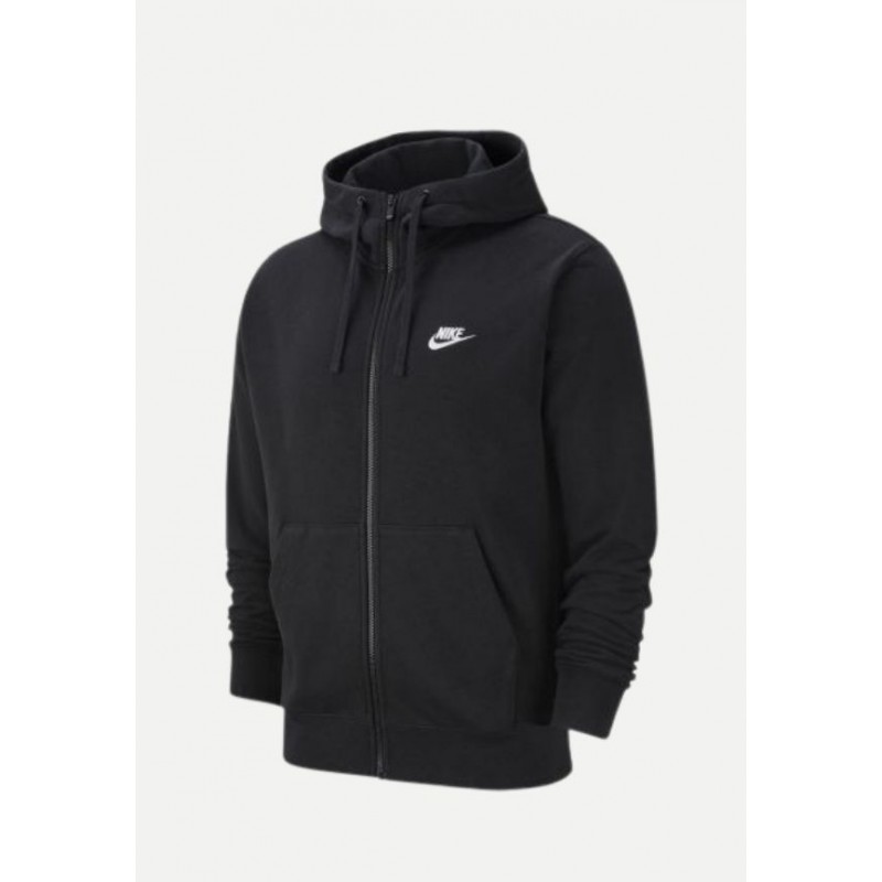 Sweat à capuche zippé Nike Homme CLUB Noir