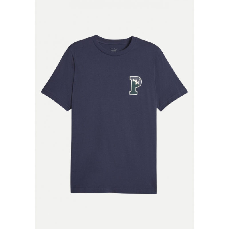 T-shirt Puma Homme FD SQUAD BADGE Bleu marine